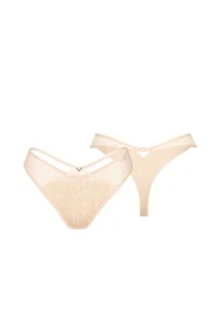 LISCA 012375 CHARISMA Brasil slip con pizzo 36-44 vaniglia VL - Foto 1 di 6