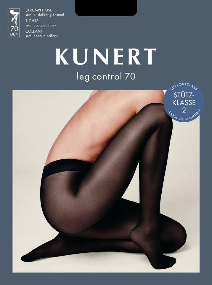 Kunert "Leg Control 70" Stützstrumpfhose versch. Farben Gr. 42-44 cashmere