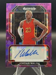 Jordan Walsh 2022 Panini Prizm Draft Picks Purple Ice Auto /99 - Picture 1 of 2