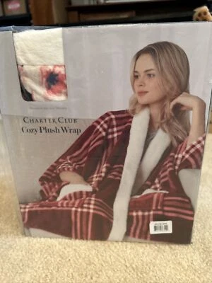Charter Club Cozy Plush Wrap Waverly 50" X 70" Blanket Throw Warm And Light NIB - Image 1 of 4
