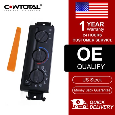 Módulo de interruptor de control de clima de calefacción de aire acondicionado para GMC Jimmy Blazer Chevy 1999-2001 Foto 1 de 4