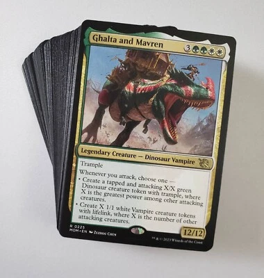 MTG Commander Ghalta and Mavren Custom 100 Card EDH Deck with Rares - Image 1 of 4