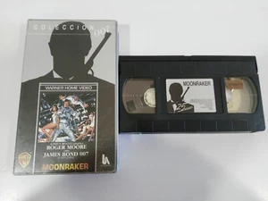 007 James Bond Moonraker Roger Moore VHS Tape Spain Spanish - Picture 1 of 1