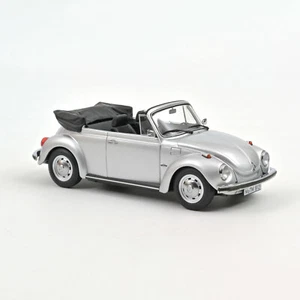 VW 1303 Cabrio 1973 Argento 1:18 Norev - Foto 1 di 1