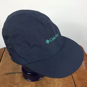 Rare Vintage Minty 80s 90s Columbia Windbreaker Jacket Snap Hat Cap Panel Ski - Picture 1 of 10