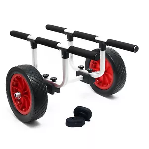 Alu Transportwagen 90kg großes PU-Rad Ø31cm Kajakwagen Kanu Kanuwagen Kajak - Bild 1 von 6