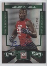 2010 Donruss Elite Turn of the Century /499 Carlton Mitchell #175 Rookie Auto RC