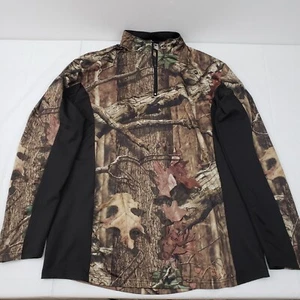 Mossy Oak Men's Pullover Break Up Infinity Camo Lightweight 1/4 Zip Size Medium - Picture 1 of 10