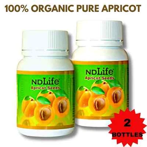 2X 100 Capsules Organic Apricot Extract Boosts Metabolism & Healthy Skin 350mg - Picture 1 of 5