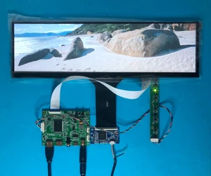 Controlador HDR Mini HDMI + 12.6" 1920x515 LCD NV126B5M-N41 + Táctil Capacitivo - Imagen 1 de 6