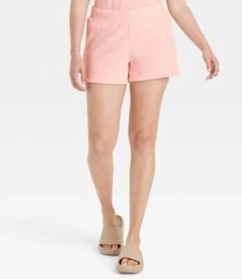 Pantalones Cortos de Salón Retro de Tela de Terry Melocotón A NEW DAY, Talla 2X NUEVO Foto 1 de 4