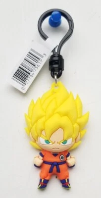(2022) Monograma Internacional 3" Dragon Ball Z Serie 2 "Super Saiyan Goku" Clip Bolsa 3D Foto 1 de 4