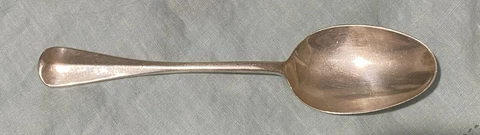 Sterling Silver STIEFF QUEEN ANNE Williamsburg Serving Spoon NO MONOGRAM Cover