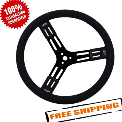 Longacre 52-56809 15" Fat Grip Aluminum Steering Wheel Foto 1 de 3