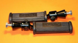 TRIUMPH UNIT A PAIR PILLION FOOTREST TR6 T120 T150 82-9369 82-5552 UK MADE - Picture 1 of 6