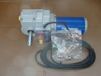 Greenhouse curtain motor dual Roll-up Unit for up to 2-75 feet long 24VDC 