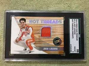 2011 Press Pass Premium JOEY LOGANO #20 Home Depot Hot Threads #/99 Graded SGC - Picture 1 of 4