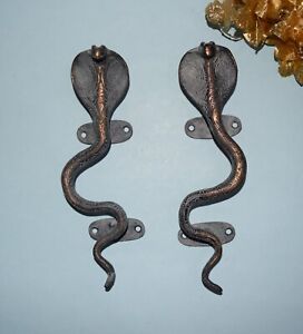 8.5'' Inches Cobra Snake Door Handle Serpent Kaliya Naag Kitchen Door Pull HK332