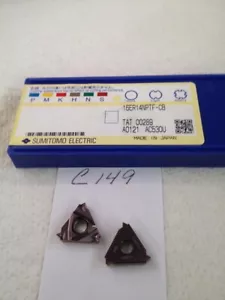 5 NEW SUMITOMO 16ER 14NPTF THREADING CARBIDE INSERTS. AC530U FACTORY PACK -c149- - Picture 1 of 1