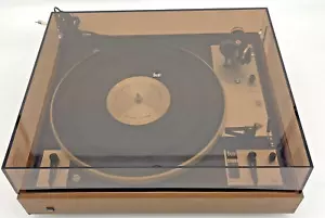 Vintage German Dual 601 T 550 Turntable Record Player w/ Dust Cover AS-IS - Picture 1 of 19