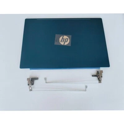 NEW For HP Pavilion 15-CS 15-CW 15T-CS 15Z-CW100 LCD Back Cover + Hinges Blue - Image 1 of 4