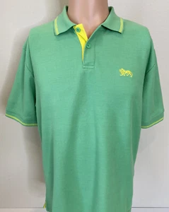 The Original Lonsdale Green Lion polo shirt London Men’s Size M C-5 - Picture 1 of 10