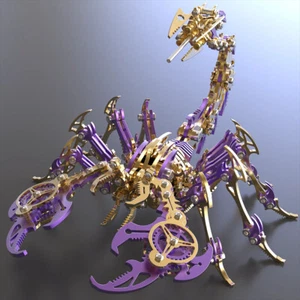 Scorpion 3D Metal Puzzles Kits for Adults Teens Mechanical Assembly Models - Picture 1 of 7
