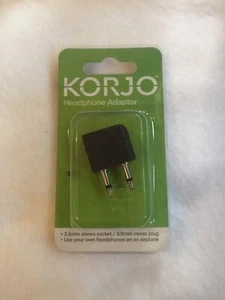 Korjo Headphone Adapter Aeroplane Airplane - Picture 1 of 3