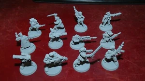 Warhammer 40k: Imperial Guard: metal Schaeffer's Last Chancers x12 - Full Set - Picture 1 of 1