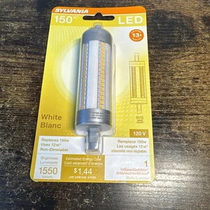 Sylvania 74677 R7S 150W ULTRA LED LIGHT Bulb 1550 Lumens DOUBLE ENDED - Picture 1 of 10