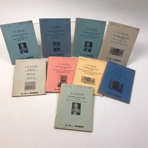 Lea Pocket Scores J S Bach Complete Organ Works Volumes 1-8 and Cantata Set of 9 - Picture 1 of 13