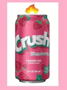 Candele candela lattina di soda fragola schiacciata 12 oz fatte a mano in TN - Foto 1 di 3