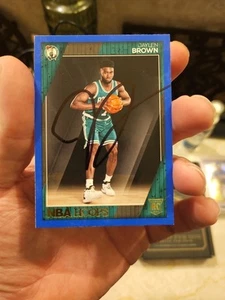 2016-17 Panini NBA Hoops Signed  Auto Rookies Jaylen Brown (RC) Celtics Blue Gem - Picture 1 of 6