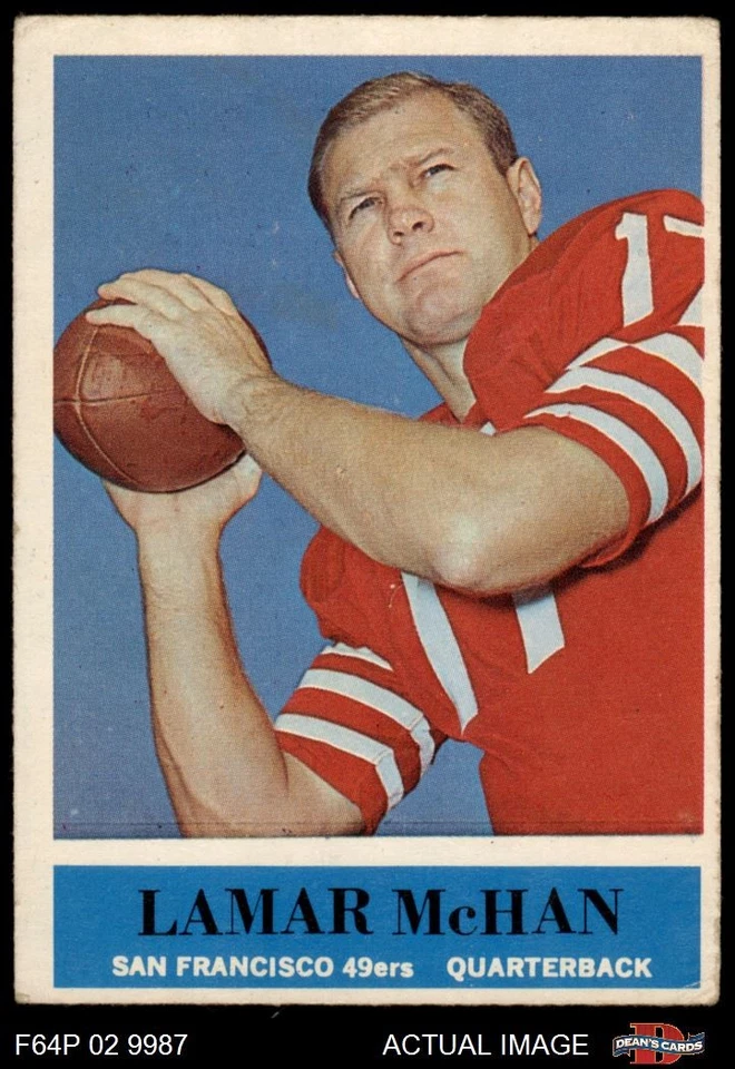 1964 Philadelphia #163 Lamar McHan 49ers Arkansas 2 - GOOD - Image 1 of 1
