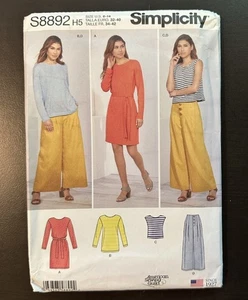 Simplicity Misses' Pants, Dress, Uncut Pattern, S8892 H5, US Sizes 6-14 Travel - Picture 1 of 2