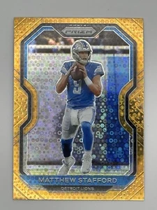 Matthew Stafford 2020 Panini Prizm Orange Disco #199 Lions Los Angeles Rams 2A - Picture 1 of 2