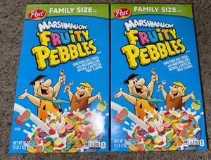 2 GUIJARROS Post Frutales con Malvaviscos Cereal Sin Gluten Tamaño Familiar 18oz - Imagen 1 de 2