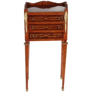 Antikes sehr kleines Louis XVI Stil Beistellschränkchen Kommode - Picture 1 of 24