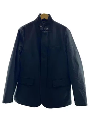 ARMANI EXCHANGE Zip Jacket, Size 40, Polyester, Black, Solid Color, 6KZG48 - Image 1 of 4