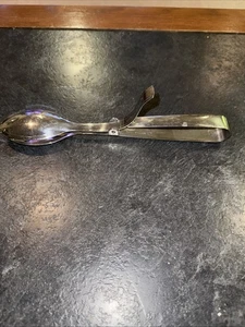 Pampered Chef Large Serving Tongs 2565 Double Spoon Stainless Retired Salad 9.5" - Picture 1 of 6