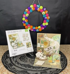 Halloween Pop-up Greeting Card w/Envelope Science Museum - Picture 1 of 3