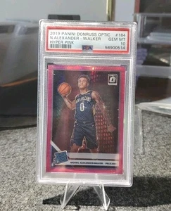 2019 Panini Donruss Optic Hyper Pink PSA 10 Nickeil Alexander-walker #184 - Picture 1 of 2