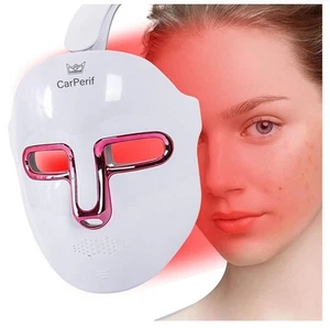 CarPerif Máscara Terapia de Luz LED Rojo Azul Terapia de Luz para Rostro, Mascarilla LED - Imagen 1 de 5