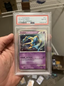 Deoxys (Shiny) SL1 Call of Legends Holo PSA 8 - Picture 1 of 2