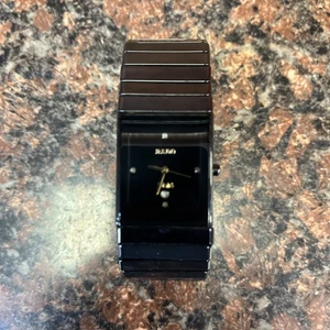 Rado DiaStar 152.0347.3 Black Ceramics Midsize Mens Watch From Switzerland K31 - Picture 1 of 17