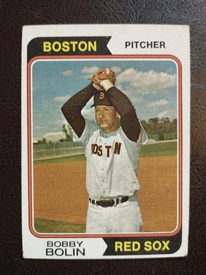 1974 Topps #427 Bobby Bolin GD Foto 1 de 2
