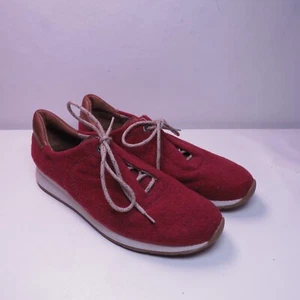 Paul Green Women’s Kalista Sneaker Flame Cognac Combo Merino Wool US 9 UK 6.5 - Picture 1 of 12