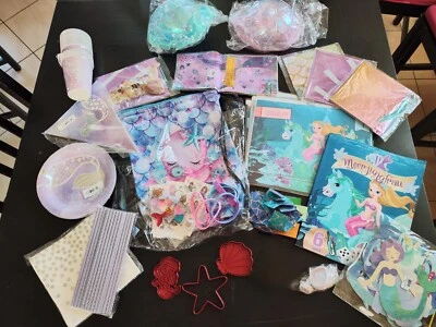 Kindergeburtstag Set Meerjungfrau - Partyausstattung und Schatzsuche  - Bild 1 von 3