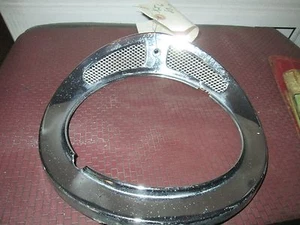 used 1984 JAGUAR XJ6 CHROME HEADLIGHT HEAD LIGHT BEZEL METAL TRIM RING - Picture 1 of 4