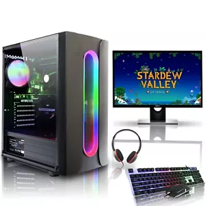 Gaming PC Bundle Intel i7 6th Gen 16GB RAM 1TB + 120GB SSD 8GB RTX 3050 Wins 10 - Picture 1 of 14